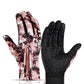 Heated Winter Gloves Touch Screen Riding Motorcycle Sliding Waterproof Sports Gloves with Fleece