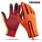 Heated Winter Gloves Touch Screen Riding Motorcycle Sliding Waterproof Sports Gloves with Fleece